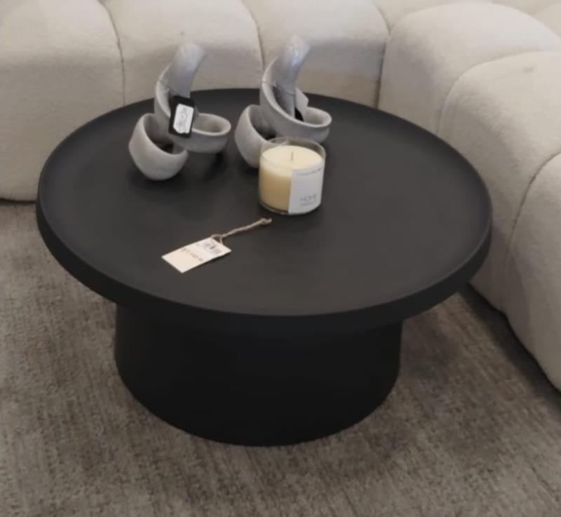 MESA DE CENTRO CALIZ COLOR NEGRO 